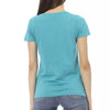 Trussardi Action Light Blue Cotton Women T-Shirt