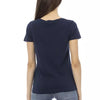 Trussardi Action Blaues Baumwoll-T-Shirt