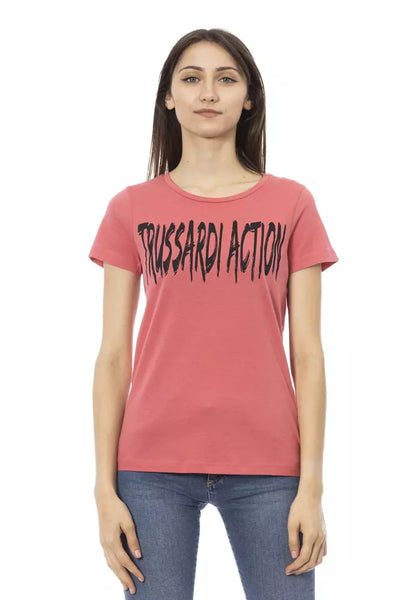 Trussardi Action Mehrfarbiges Baumwoll-T-Shirt