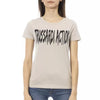 Trussardi Action Beige Cotton Women T-Shirt