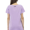 T-shirt Trussardi Action en coton violet pour femme