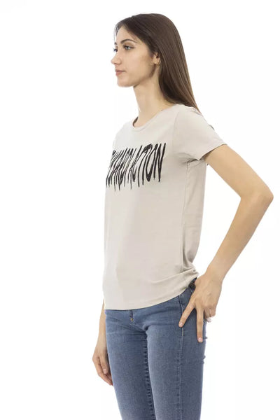 Trussardi Action Beige Baumwoll-T-Shirt