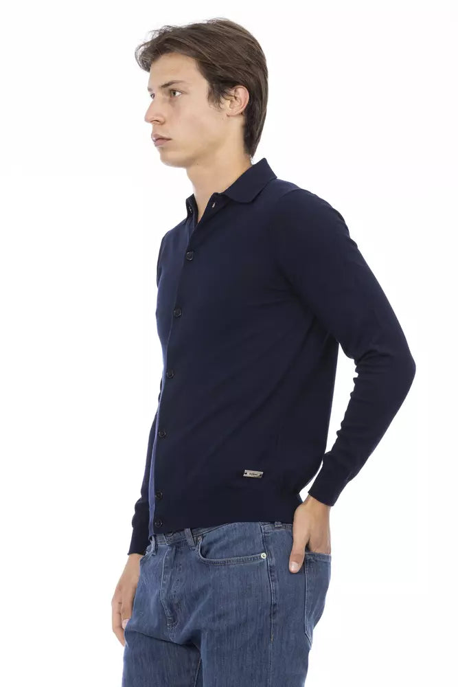 Chemise homme en coton bleu tendance Baldinini