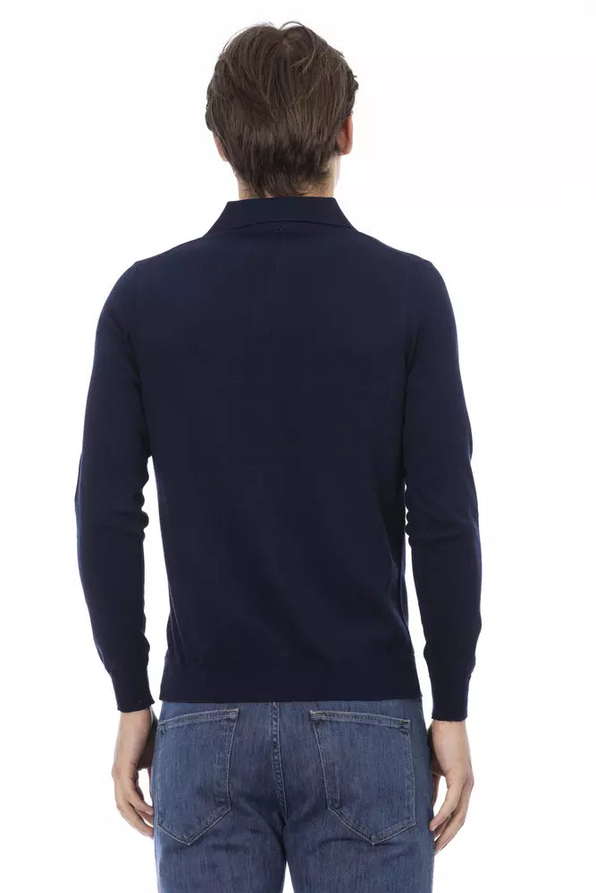 Chemise homme en coton bleu tendance Baldinini