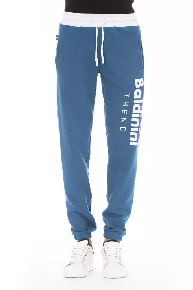 Pantalon homme en coton bleu tendance Baldinini