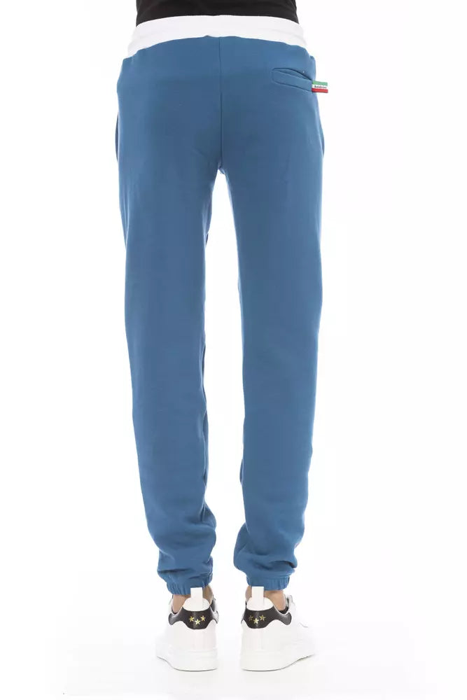 Pantalon homme en coton bleu tendance Baldinini