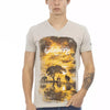 T-shirt Trussardi Action en coton beige pour homme