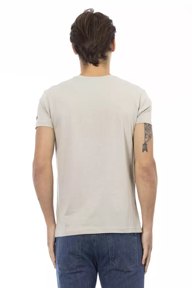 T-shirt Trussardi Action en coton beige pour homme