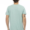 Trussardi Action Green Cotton Men T-Shirt