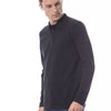 Verri Black Cotton Men Polo Shirt Long Sleeve