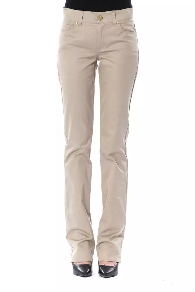 BYBLOS Beige Baumwollhose