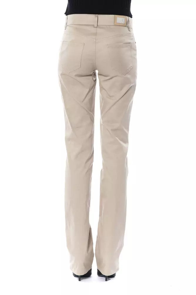 BYBLOS Beige Baumwollhose