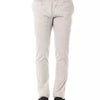 Uominitaliani Gray Cotton Men Pant