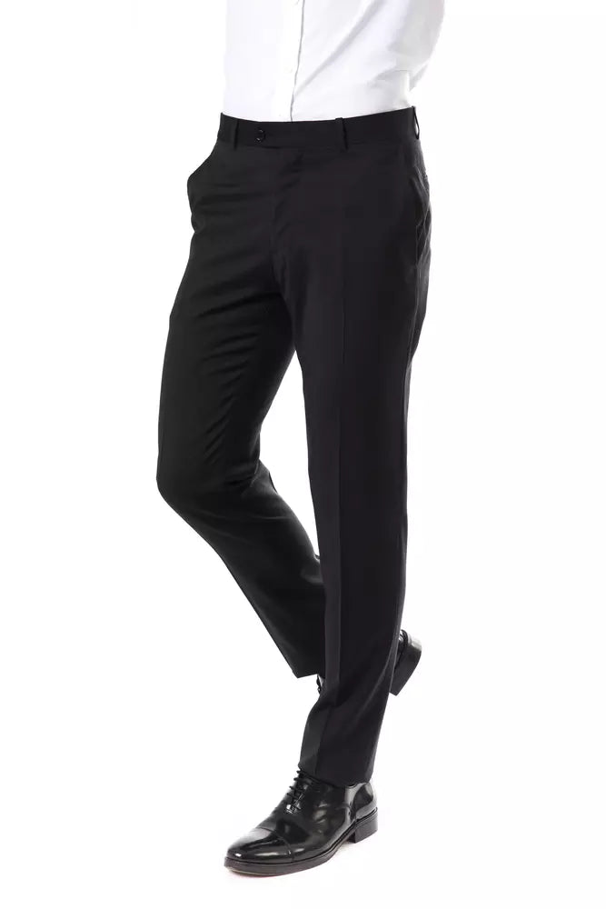 Pantalon homme en laine grise Uominitaliani