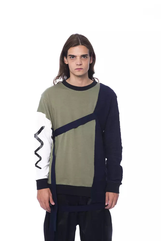 Nicolo Tonetto Army-Baumwollpullover