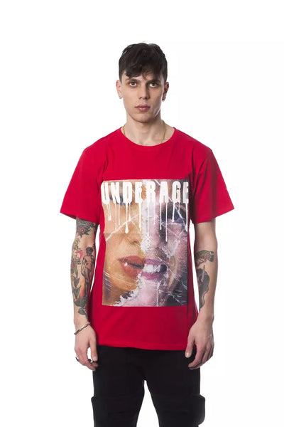 Nicolo Tonetto rotes Baumwoll-T-Shirt