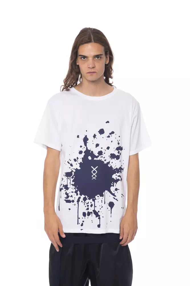 T-shirt homme en coton blanc Nicolo Tonetto