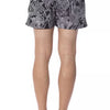 Roberto Cavalli Sport Black Polyester Men's Swimwear