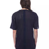 Nicolo Tonetto Blaues Baumwoll-T-Shirt