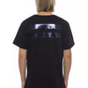 T-shirt homme en coton noir Nicolo Tonetto