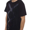 T-shirt homme en coton noir Nicolo Tonetto