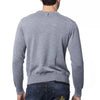 Pull homme en laine mérinos grise de la collection couture italienne Billionaire
