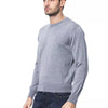 Pull homme en laine mérinos grise de la collection couture italienne Billionaire
