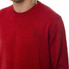 Milliardärs-Pullover aus italienischer Haute Couture, roter Merinowollpullover