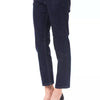 Ungaro Fever Blue Cotton Women Capri Jeans