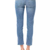 Ungaro Fever Light Blue Cotton Women Capri Jeans
