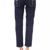 Ungaro Fever Blue Cotton Women Capri Jeans