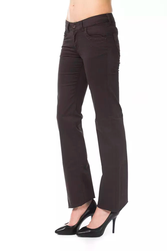 Pantalon en coton marron Ungaro Fever pour femme