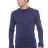 Verri blauer Baumwollpullover