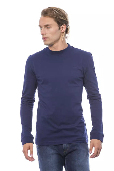 Verri blauer Baumwollpullover