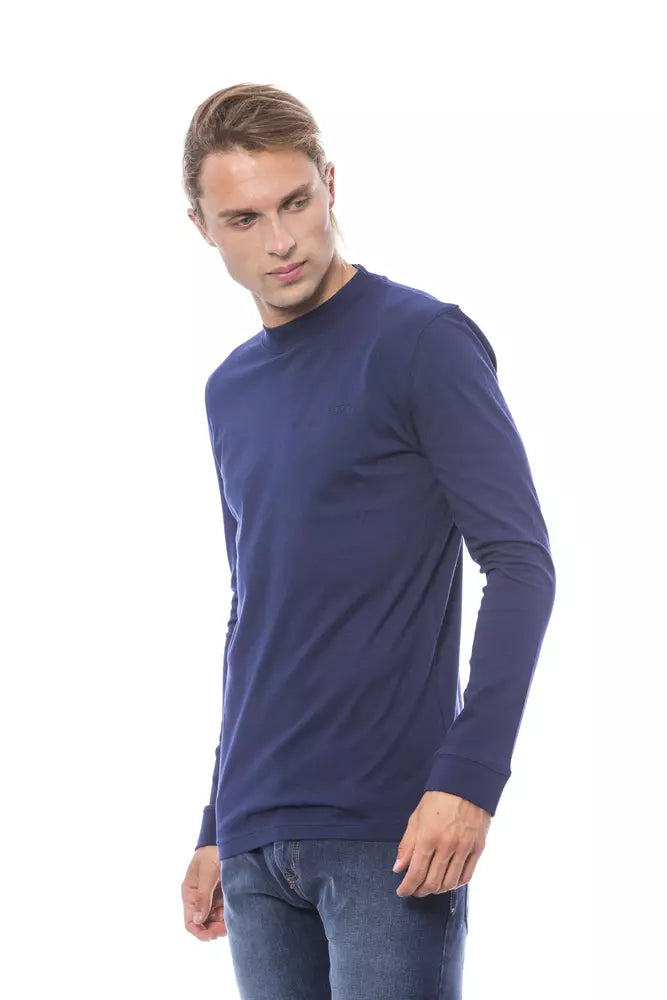 Verri blauer Baumwollpullover