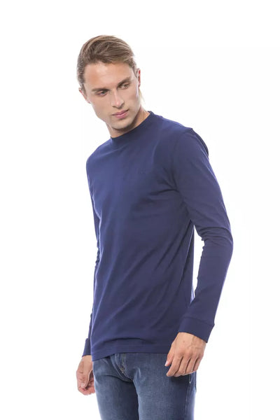 Verri blauer Baumwollpullover