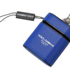 Dolce & Gabbana Blue Leather Silver Metal Logo Airpods Case