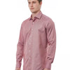 Bagutta Red Cotton Men Shirt