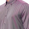 Bagutta Burgundy Cotton Men Shirt