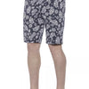 PT Torino Blue Cotton Men's Bermuda Shorts