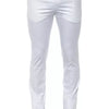 PT Torino White Cotton Men Slim Trouser