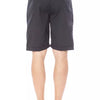 Verri Black Cotton Men's Casual Short
