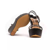 Péché Originel Black Polyethylene Women Sandal