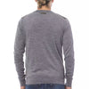 Cardigan en laine grise Verri pour homme