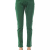 BYBLOS Green Cotton Women Pant