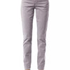 BYBLOS Gray Cotton Women's Pant