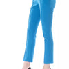 BYBLOS Light Blue Polyester Women Skinny Pant