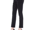 Pantalon femme en acrylique noir BYBLOS