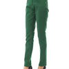 BYBLOS Green Cotton Women Pant
