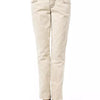 Jean femme en coton beige BYBLOS